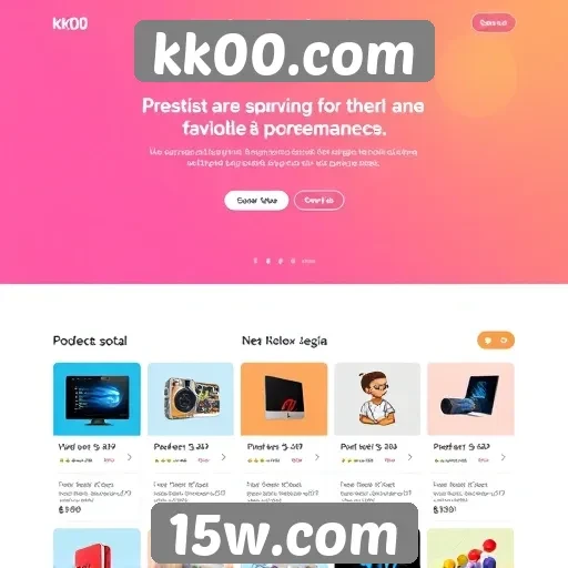 Novidades no design do site kk00.com